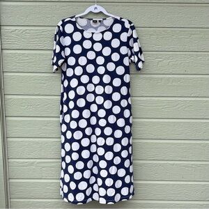 Marimekko x Uniqlo Large Polka Dot A-Line Dress. Size Small.